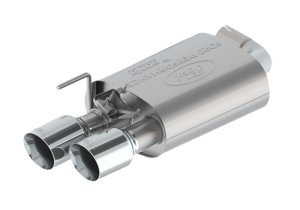 Ford Mustang Performance Exhaust - Ford Racing - Cat-Back, Sport, Active, 304 Stainless Steel - Chrome - 2024+